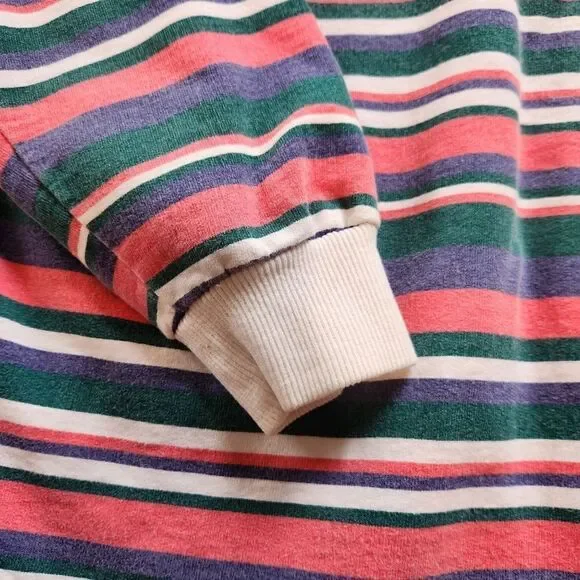 Vintage Y2K Shirt Womens Small Oversize GAB Gimmie a Break Stripe 90s - Picture 2 of 7